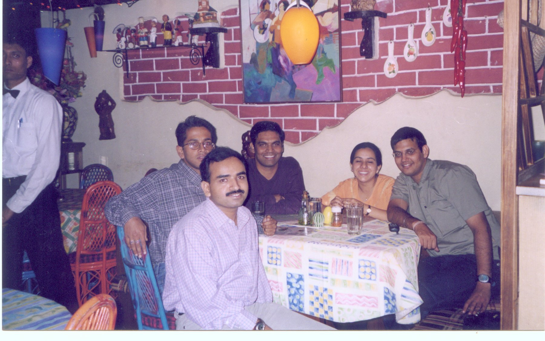Rupa, Narveer, Raj, Kamal, Kiran and myself at a dinner in Kurry clucb, Kolkata.